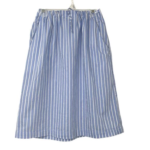 Zara Girls Stripe Blue & White Skirt(Size 9yrs) - Picture 4 of 7